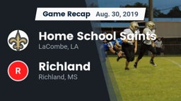 Recap: Home School Saints vs. Richland  2019