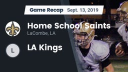 Recap: Home School Saints vs. LA Kings 2019