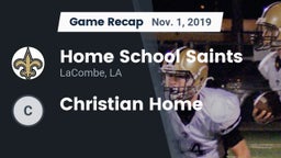 Recap: Home School Saints vs. Christian Home 2019