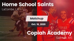 Matchup: Home School Saints vs. Copiah Academy  2020