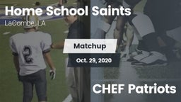 Matchup: Home School Saints vs. CHEF Patriots 2020