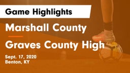 Marshall County  vs Graves County High Game Highlights - Sept. 17, 2020