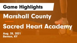 Marshall County  vs Sacred Heart Academy Game Highlights - Aug. 28, 2021