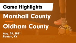 Marshall County  vs Oldham County Game Highlights - Aug. 28, 2021