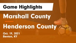 Marshall County  vs Henderson County  Game Highlights - Oct. 19, 2021