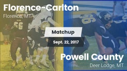 Matchup: Florence-Carlton vs. Powell County  2017