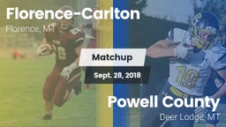 Matchup: Florence-Carlton vs. Powell County  2018