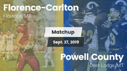 Matchup: Florence-Carlton vs. Powell County  2019
