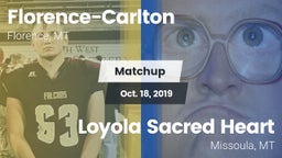 Matchup: Florence-Carlton vs. Loyola Sacred Heart  2019