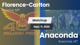 Matchup: Florence-Carlton vs. Anaconda  2020