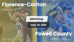 Matchup: Florence-Carlton vs. Powell County  2020