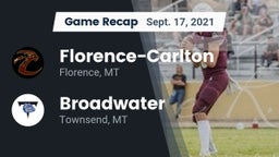 Recap: Florence-Carlton  vs. Broadwater  2021