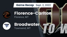 Recap: Florence-Carlton  vs. Broadwater  2022