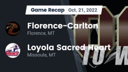 Recap: Florence-Carlton  vs. Loyola Sacred Heart  2022