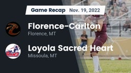 Recap: Florence-Carlton  vs. Loyola Sacred Heart  2022