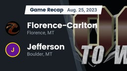 Recap: Florence-Carlton  vs. Jefferson  2023