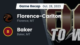 Recap: Florence-Carlton  vs. Baker  2023