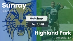 Matchup: Sunray  vs. Highland Park  2017