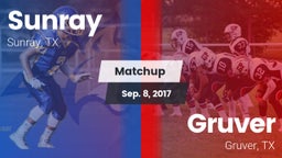 Matchup: Sunray  vs. Gruver  2017