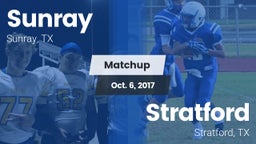 Matchup: Sunray  vs. Stratford  2017