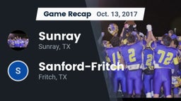 Recap: Sunray  vs. Sanford-Fritch  2017
