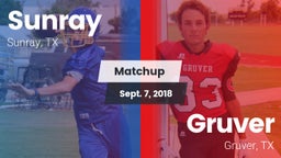 Matchup: Sunray  vs. Gruver  2018