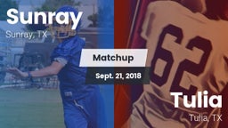 Matchup: Sunray  vs. Tulia  2018