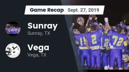 Recap: Sunray  vs. Vega  2019