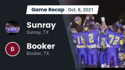 Recap: Sunray  vs. Booker  2021