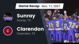 Recap: Sunray  vs. Clarendon  2021