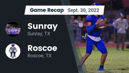 Recap: Sunray  vs. Roscoe  2022