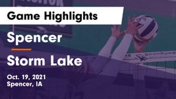 Spencer  vs Storm Lake  Game Highlights - Oct. 19, 2021