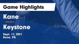 Kane  vs Keystone Game Highlights - Sept. 11, 2021