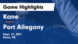 Kane  vs Port Allegany Game Highlights - Sept. 21, 2021