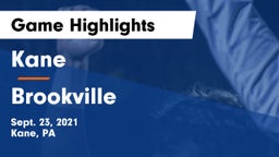 Kane  vs Brookville  Game Highlights - Sept. 23, 2021