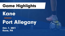 Kane  vs Port Allegany Game Highlights - Oct. 7, 2021