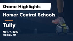 Homer Central Schools vs Tully   Game Highlights - Nov. 9, 2020