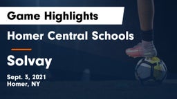 Homer Central Schools vs Solvay Game Highlights - Sept. 3, 2021