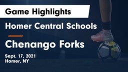 Homer Central Schools vs Chenango Forks  Game Highlights - Sept. 17, 2021