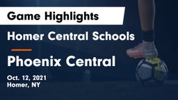 Homer Central Schools vs Phoenix Central  Game Highlights - Oct. 12, 2021