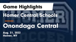 Homer Central Schools vs Onondaga Central  Game Highlights - Aug. 31, 2022