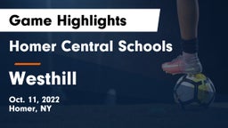 Homer Central Schools vs Westhill Game Highlights - Oct. 11, 2022