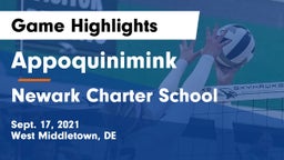 Appoquinimink  vs Newark Charter School Game Highlights - Sept. 17, 2021
