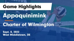 Appoquinimink  vs Charter of Wilmington Game Highlights - Sept. 8, 2022