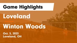 Loveland  vs Winton Woods  Game Highlights - Oct. 3, 2023