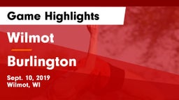 Wilmot  vs Burlington  Game Highlights - Sept. 10, 2019
