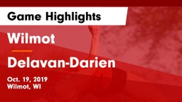 Wilmot  vs Delavan-Darien  Game Highlights - Oct. 19, 2019