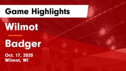 Wilmot  vs Badger  Game Highlights - Oct. 17, 2020