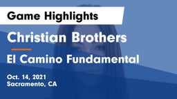 Christian Brothers  vs El Camino Fundamental  Game Highlights - Oct. 14, 2021