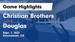 Christian Brothers  vs Douglas  Game Highlights - Sept. 1, 2023
